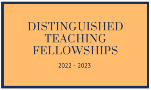 Distinguished Teaching Fellowships 2022 - 2023