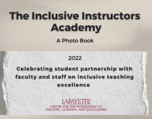 Inclusive Instructors Academy Photo Book Cover Page