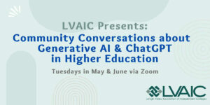 Flyer for LVAIC Community Conversations 2023